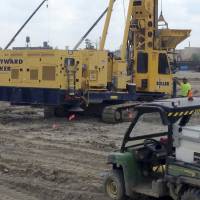 Heavy machinery clears land at the Interstate 94 Industrial Park in Detroit in July. The park is former vacant land that the city is marketing to manufacturing and industrial companies. Auto parts supplier Flex-N-Gate is expected to bring 750 jobs to Detroit when it completes its 350,000-sq.-foot plant at the industrial park. Rust Belt Detroit's vacant land, industrial park, tech-savvy pool luring manufacturers