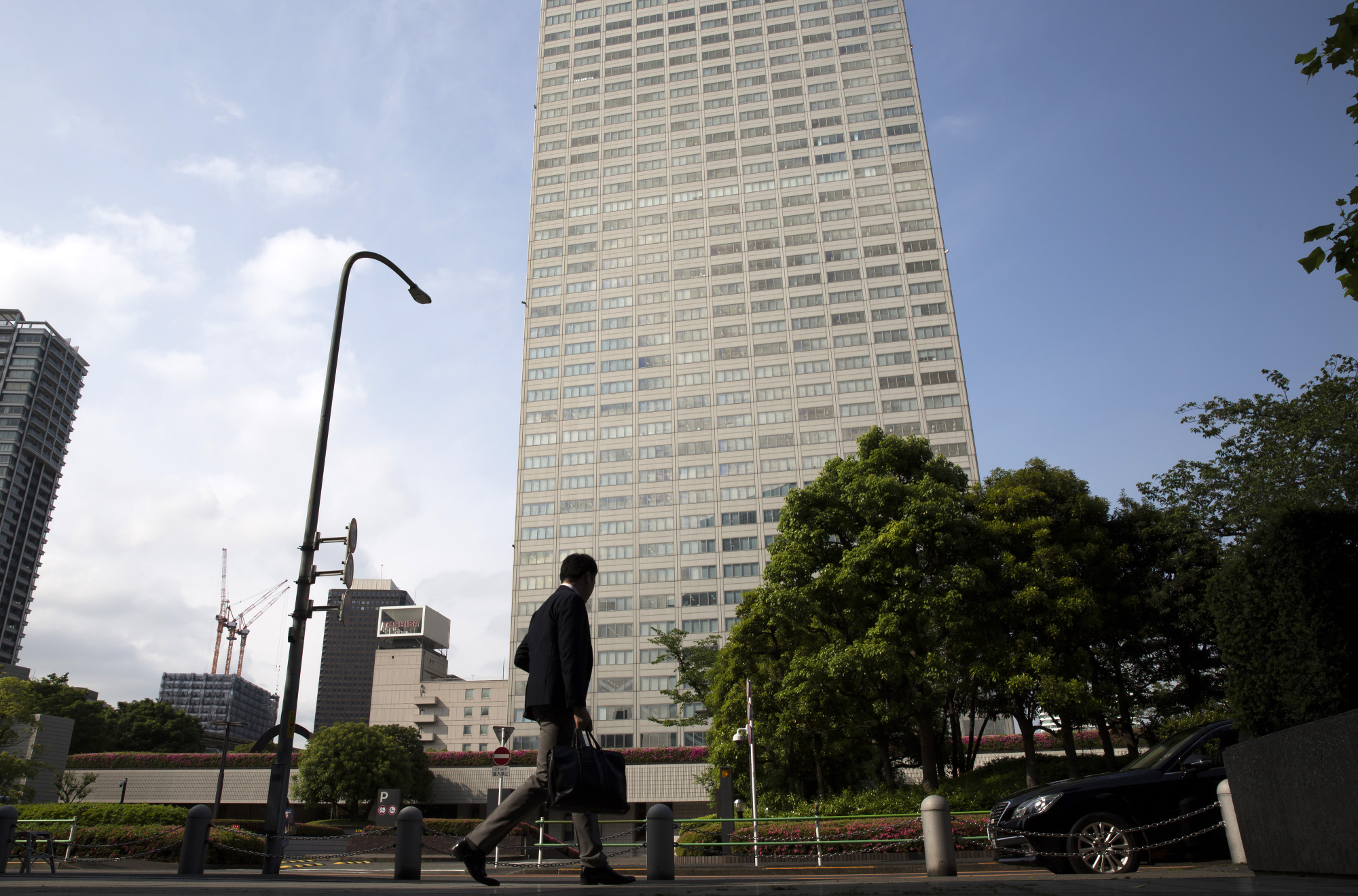 Toshiba Corp. was demoted Tuesday from the first to the second section of the Tokyo Stock Exchange. | BLOOMBERG
