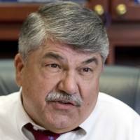 AFL-CIO President Richard Trumka speaks during an interview with the Associated Press in Washington last year. Trumka is departing the manufacturing jobs council, making him the fifth member to leave. Trump blasts 'grandstanders' as more CEOs quit key panel after he fails to denounce white supremacists