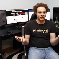 British IT expert Marcus Hutchins speaks during a May interview in Ilfracombe, England. Hutchins, a young British researcher credited with derailing a global cyberattack in May, has been arrested for allegedly creating and distributing banking malware, U.S. authorities say. Hutchins was detained in Las Vegas on Wednesday while flying back to Britain from Defcon, an annual gathering of hackers of IT security gurus. A grand jury indictment charges Hutchins with “creating and distributing” malware known as the Kronos banking Trojan. U.K. hacker credited with halting global cyberattack charged in Las Vegas for distributing malware