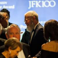 Former U.S. President Barack Obama (left) shakes hands with comedian David Lettermanafter Obama received the 2017 John F. Kennedy Profile in Courage Award at the JFK Library in Boston in May. Late-night television king David Letterman is kissing retirement goodbye to bounce back onto the small screen and host a new series for Netflix, the streaming giant said on Tuesday. Letterman, 70, ends retirement to host Netflix TV series