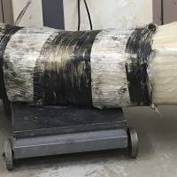 This bundle of marijuana was catapulted over an Arizona border fence with Mexico. Giant marijuana bundle launched over U.S.-Mexico border fence