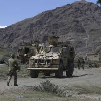 U.S. forces and Afghan commandos are seen in Asad Khil village near the site of a U.S. bombing in the Achin district of Jalalabad, east of Kabul in April. The Taliban have sent an “open letter” to President Donald Trump, reiterating their calls for America to leave Afghanistan after 16 years of war. Taliban send Trump letter warning against sending more troops to Afghanistan