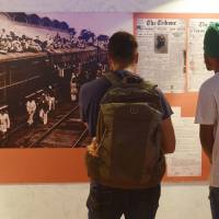 A visitor looks at photographs and newspaper clippings at the Partition Museum in Amritsar, India. On both sides of the border that divided the subcontinent 70 years ago during the partition that took place in August 1947, historians are racing to record the accounts of the last living witnesses to one of the largest and deadliest human migrations of all time. Pakistan's creation — a mistake?
