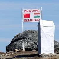 An Indian soldier keeps watch on the India-China border in Arunachal Pradesh in 2012. The face-off between India and China on the Doklam Plateau has entered its third month. The risks of a Himalayan war are rising