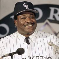 Don Baylor, seen here in October 1992 when he was named the first manager of the Colorado Rockies, died Monday at the age of 68. Former MVP Baylor dead at 68