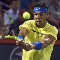 Rafael Nadal, seen here at the Rogers Cup last week in Montreal, will become the world No. 1 again following the withdrawal of Roger Federer from the Western & Southern Open due to a back injury. Nadal poised to claim No. 1 ranking again