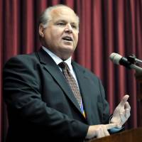 Rush Limbaugh Climate denier Rush Limbaugh flees ahead of Irma
