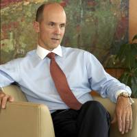 Equifax CEO Richard Smith poses for a photo at the Equifax headquarters in Atlanta in May 2007. Equifax dumps CEO in wake of damaging data breach