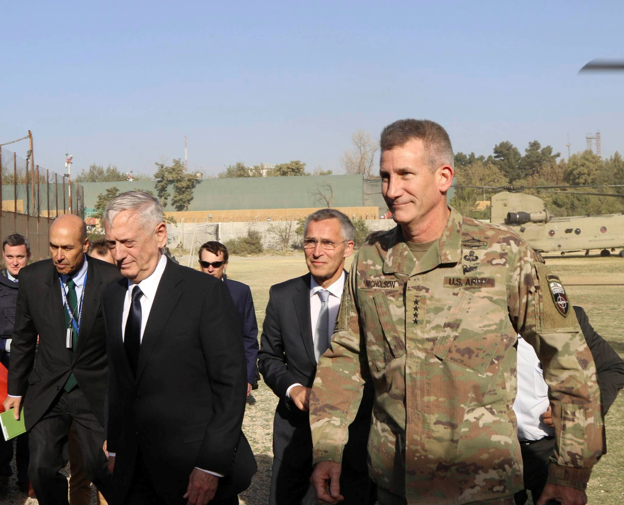 U.S. airstrike after Taliban attack on Pentagon chief’s plane in Kabul causes civilian casualties