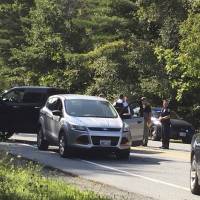 A suspect in an active shooter incident at Dartmouth-Hitchcock Medical Center was pulled from a gray Ford Escape at the intersection of LaHaye Drive and Mount Support Road in Lebanon, New Hampshire, on Tuesday. The Lebanon Department of Public Safety confirmed that someone was taken into custody shortly before 3 p.m. following reports of an active shooter at Dartmouth-Hitchcock Medical Center. New Hampshire's biggest hospital in lockdown after patient, 70, slain in intensive care