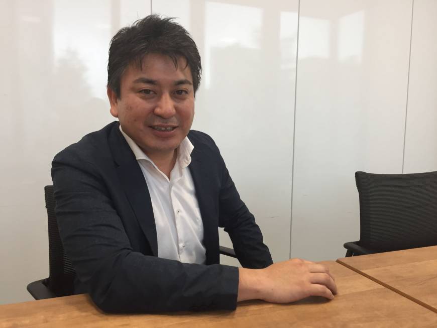 Munekatsu Ota, CEO of Rakuten Lifull Stay Inc., speaks at the company