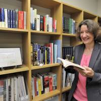 Karen O’Brien, head of the humanities division at the University of Oxford, is interviewed in Chiyoda Ward, Tokyo, on Sept. 5. Japan shouldn't neglect humanities studies in favor of other disciplines: Oxford professor