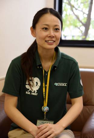 Japan Guide Dog Association employee Mika Anbo says the organization is always looking to try out new breeds.