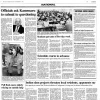 Japan Times 1992: 'Students get a taste of five-day school weeks'