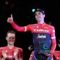 Alberto Contador, saluting fans in Madrid on Sunday, is scheduled to visit Jerusalem next week for an announcement about the Giro d’Italia starting in Israel next year. Giro d'Italia to open in Israel for first time in 2018