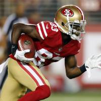 San Francisco’s Victor Bolden returns a punt for a touchdown against the Los Angeles Chargers in the first half in preseason action on Thursday. Beathard's romp leads 49ers in win