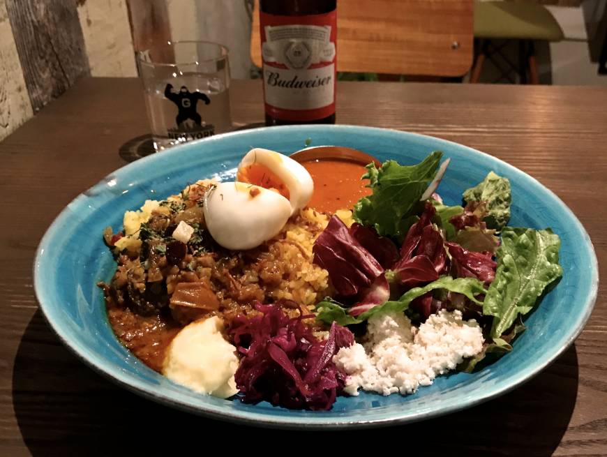 Good Luck Curry The flavors of Good Luck Curry's namesake dish are light and as bright as the turquoise plates they're served on. | ROBBIE SWINNERTON