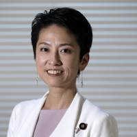 Former Democratic Party leader Renho, seen here on May 18, was granted membership of the major opposition Constitutional Democratic Party of Japan on Thursday. CDP grants membership to former DP leader Renho; DP says resignation not final