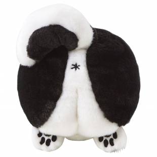 The Shiba Black bum bag by Felissimo.