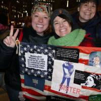 Flying the flag: The Women of the World March in Tokyo was an amalgamation of a bunch of events planned by different organizations, and more than 600 people attended the march in January. Looking back at 2017's Trump-triggered resurgence in American activism in Japan