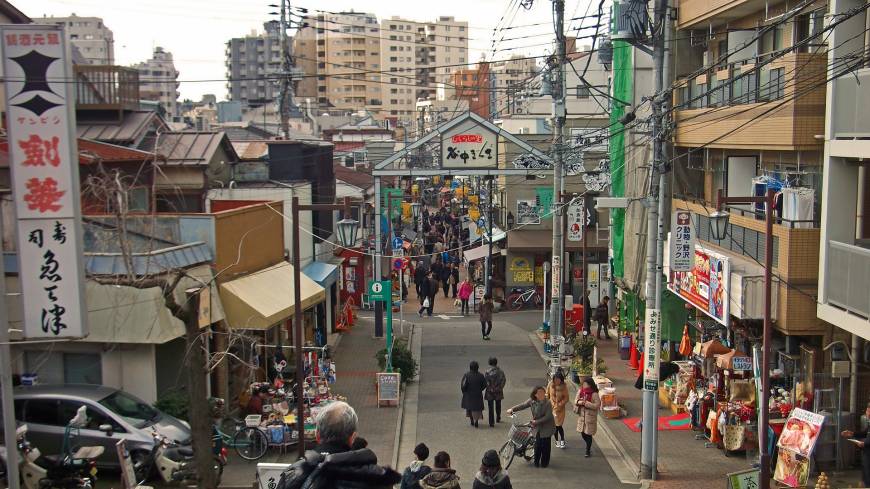 Yanaka Ginza shopping street has many interesting attractions.