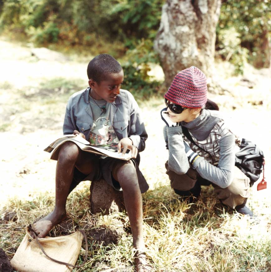 Mari Natsuki works closely with aid organizations in Ethiopia.