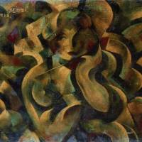 “Woman with Parasol” (1916) by Seiji Togo The multifaceted talents of Seiji Togo