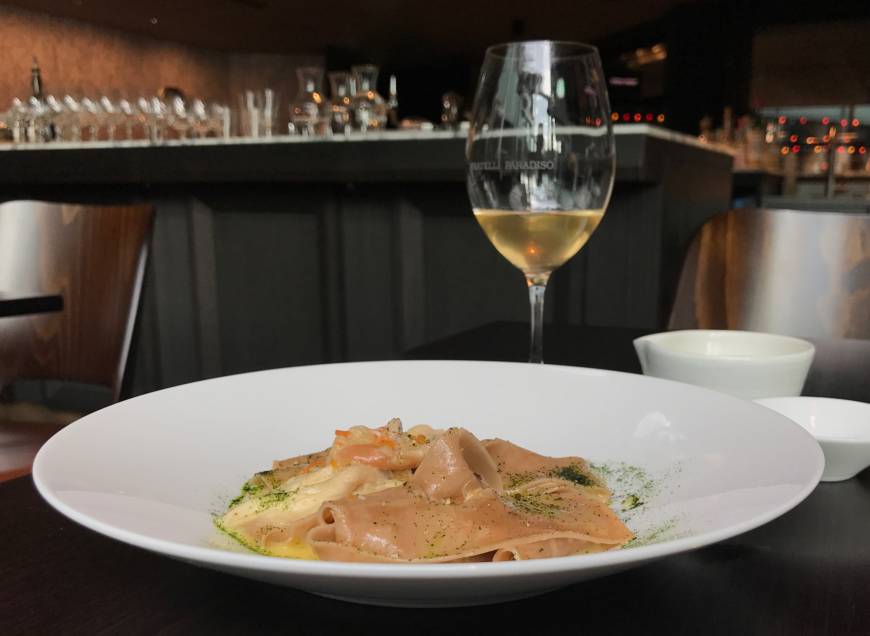 Tokyo Fratelli Paradiso Home-made pappardelle served in the wine bar. | ROBBIE SWINNERTON