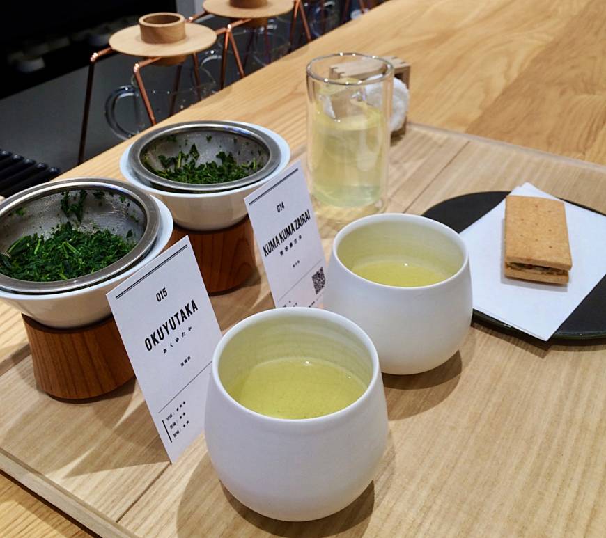Tokyo Saryo Pour-over: Tokyo Saryo's clean aesthetic matches that of its delicately infused tea. | ROBBIE SWINNERTON