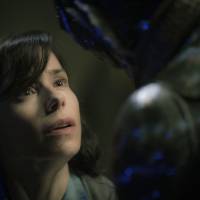 Sally Hawkins and Doug Jones in “The Shape of Water,” which once would have been dismissed as a genre flick but now has been nominated for an Oscar for best picture. Oscar best-picture race is an unprecedented nail-biter