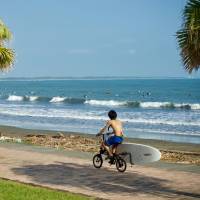 Surf culture and Miyazaki go hand in hand at Aoshima Beach, Miyazaki Prefecture. From Fukuoka to Miyazaki, Kyushu offers year-round surf