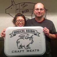 Wrapping up: Jeremy (right) and Masami Wilgus at the end of the road for Magical Animal. Getting a restaurant started is hard, but stopping is even harder