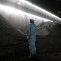 Stockpiles of coal fill a storage yard at a coal-fired power station in Iwaki, Fukushima Prefecture. Japan’s reliance on coal has increased since the Fukushima nuclear disaster. Why Japan is rethinking its energy diplomacy