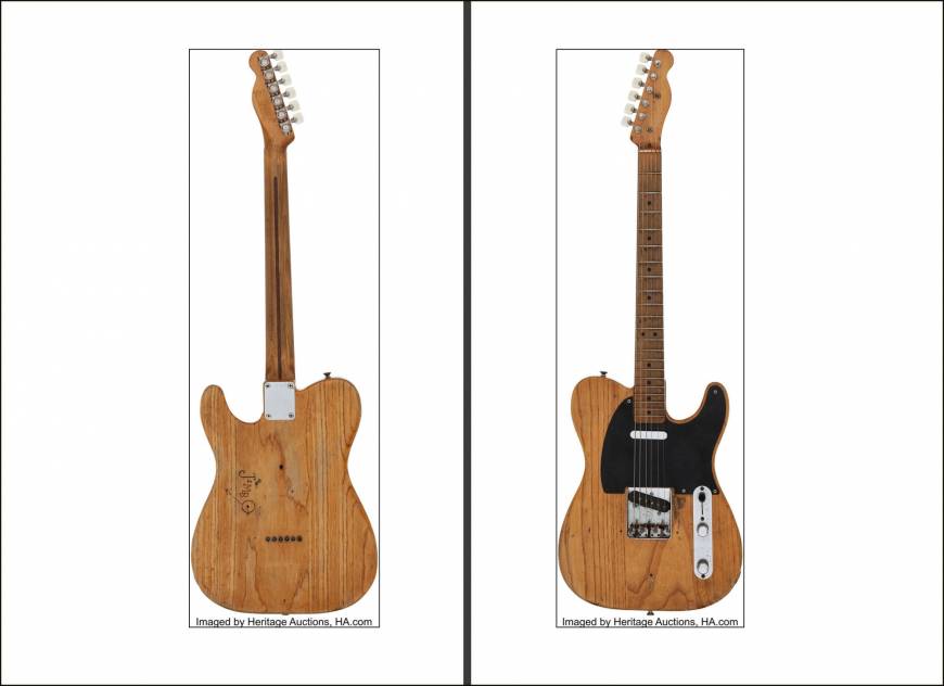 Late Blues Great Stevie Ray Vaughans 1951 Fender Fetches 250000 At Auction Late Blues Great Stevie Ray Vaughans 1951 Fender Fetches 250000 At Auction