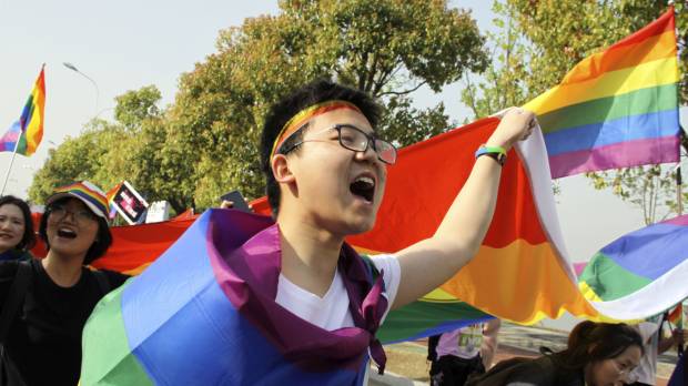 An LGBT group leads more than 100 people in joining a large marathon on Sunday in the city of Nanjing to raise awareness of LGBT issues. Online backlash against Sina Weibo a rare win for China's LGBT community