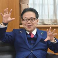 Trade minister Hiroshige Seko speaks during an interview on April 16 at the ministry in Tokyo. Free trade, energy diversity and 'real' big data vital to Japan's survival, says METI chief Hiroshige Seko