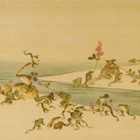 Kono Bairei’s “The Battle Between Two Groups of Frogs, in the Spring and the Autumn” (c. 1864) When art met craft in Meiji Era Japan