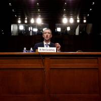 In the hot seat: Facebook CEO Mark Zuckerberg testifies before a U.S. Senate joint hearing on Capitol Hill. Let's discuss social media