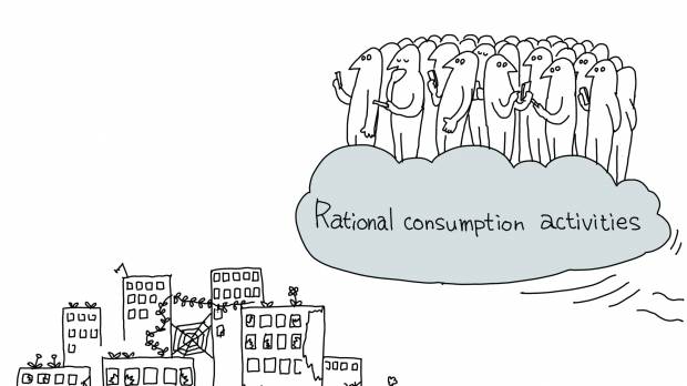 The decoupling of economic growth and convenience