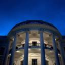 The White House in Washington is seen May 22. The White House said Tuesday the planned trade sanctions against China announced in March are still in the works, and details will be announced in the coming month. Despite announcing a truce in the trade hostilities, after U.S. Treasury Secretary Steven Mnuchin said threatened tariffs on Chinese goods were "on hold," the White House signaled it was ready to pull the trigger on a broad array of penalties.