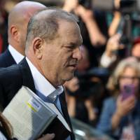 Film producer Harvey Weinstein, surrenders on sexual assault charges to the New York City Police Department in New York City on Friday morning. Harvey Weinstein arrested on rape, criminal sex act charges