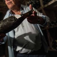 A bottle of Anatoile Vercel Vin Jaune wine Vintage 1774 French wine sells for record €103,700
