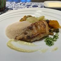 Saucy: Bistro de Yoshimoto’s yellowback seabream is served lightly cooked with four different, yet complementary, sauces. Bistro de Yoshimoto