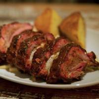 Freshly smoked: A half-rack of ribs served with cornbread and fries at Hatos Bar in Nakameguro. Barbecue in Japan: What's a devotee of low and slow to do?
