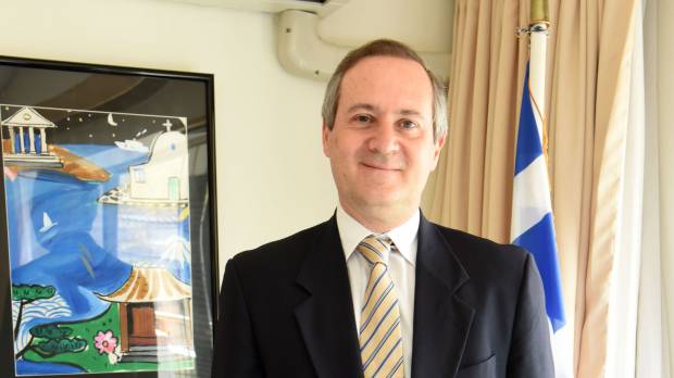 Greece's outbound ambassador passes torch