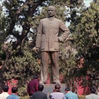 Credit where credit’s due: A statue of Sun Yat-sen in Beijing shows the Republic of China founder wearing what is known in Chinese as a “Sun Yat-sen suit,” not a “Mao suit.” The 'Mao suit': One outfit for the people, but with many names
