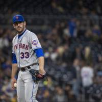 New York Mets pitcher Matt Harvey Mets give up on hurler Harvey