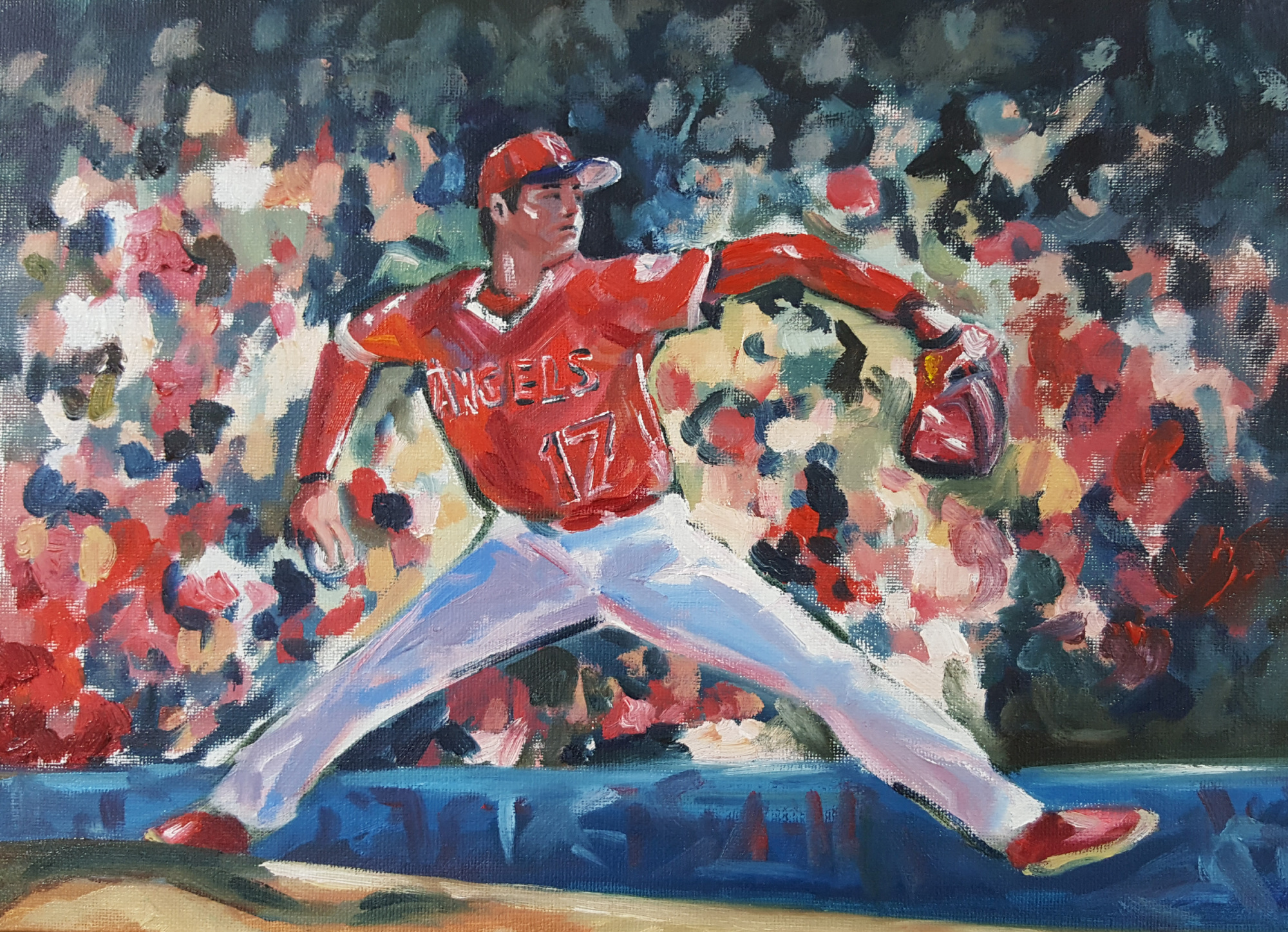 British artist Andy Brown captures essence of baseball through paintings | The Japan Times