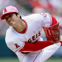 Angels starter Shohei Ohtani pitches against the Twins on Sunday in Anaheim, California. Shohei Ohtani strikes out 11 as Angels edge Twins on walk-off single